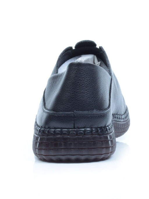 03-5915 BLACK Полуботинки женские (натуральная кожа)