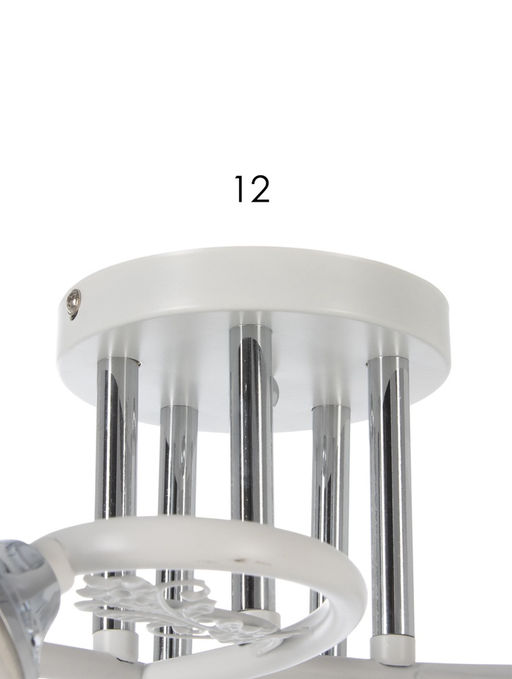 Люстра XA1601/5, 5×60 Вт, E27, белая