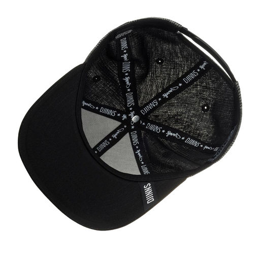 Бейсболка DJINNS арт. 6P SB Woven Tile (серый / черный)