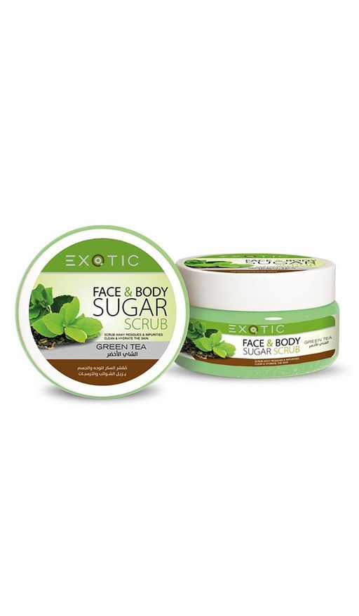 Exotic EX-09 Скраб сахарный для лица и тела (K Green Tea) 300 ml