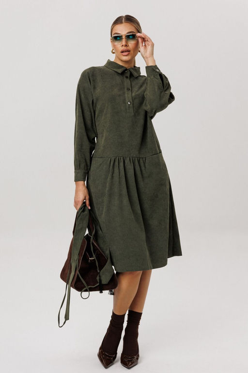 Платье ANELLI 1730 папоротник  фото 7