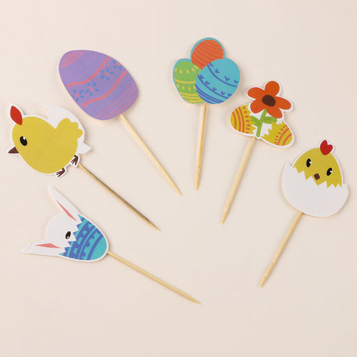 Шпажки Пасха, набор 6 шт. - Страна карнавалия фото 3