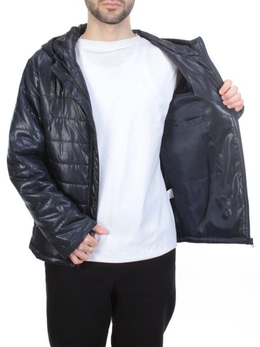 21221 DK. BLUE Куртка демисезонная мужская FUZION HOY (100 гр. синтепон) - Fashion фото 8