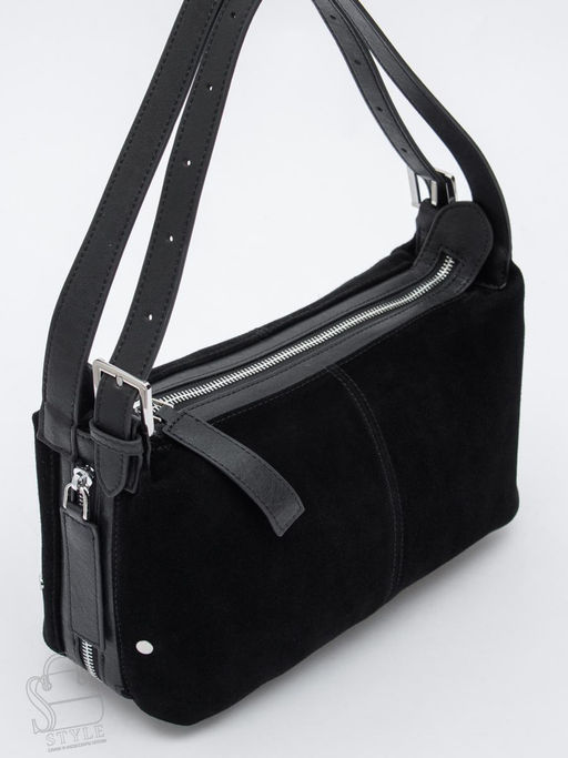 Сумка женская кожаная 6148QF black Polina&Eiterou