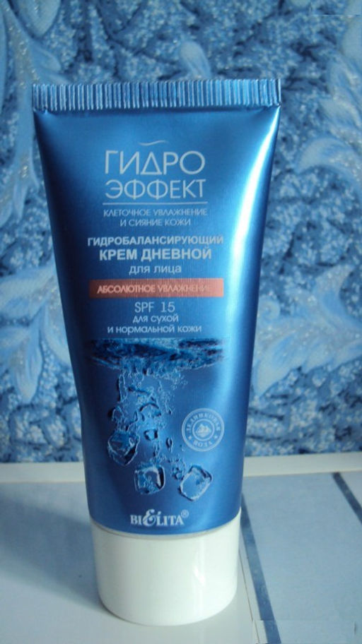 Гидроэффект Крем дневной SPF 15 д/лица д/жирной и комб. кожи, Гидробалансир. туба, 50 мл