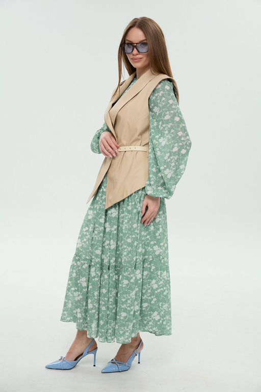 Костюм NIKVA н1042-1 мята и крем-брюле