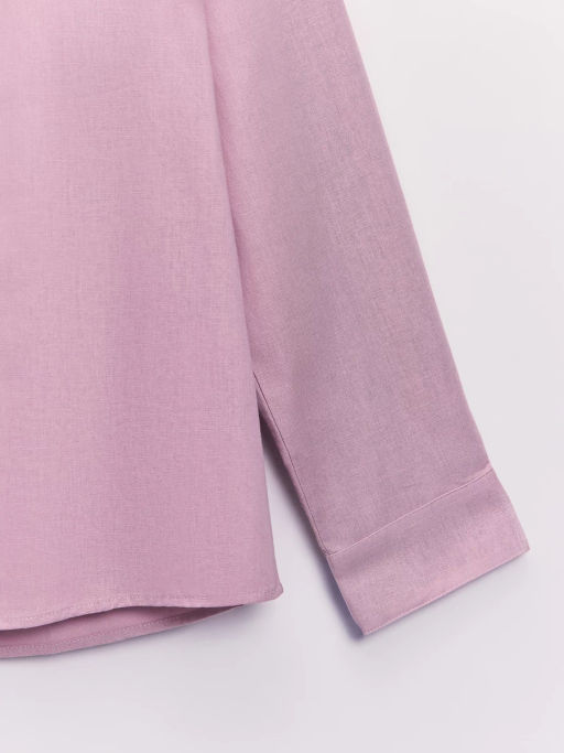 Рубашка с добавлением льна ZR2605043013-97 / Zarina  фото 10