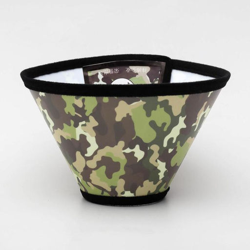 Ветеринарный воротник №6, обхват шеи 19-22,5 см, высота 10,5 см, хаки - Пижон фото 4