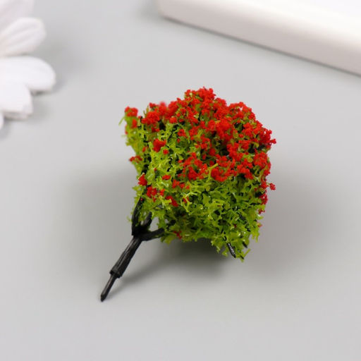 Цена за 3 шт. Искусственное растение для творчества пластик «Огненное дерево», 6 см