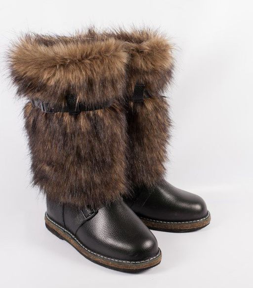 Унты мужские Высокие, койот, войлочная подошва