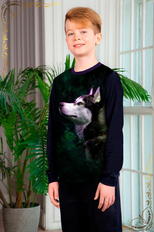 Пижама "Дейзи",темно-синий