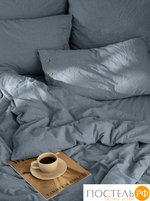 КПБ PRIME PRIVE СМОГЕН голубой  фото 5