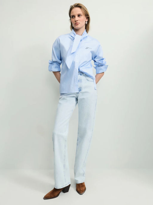 Джинсы straight с высокой посадкой / Zarina  фото 5