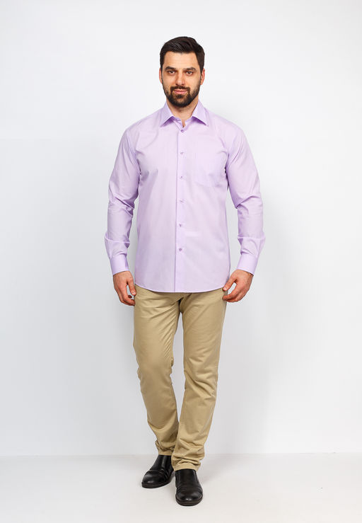 Сорочка мужская длинный рукав CASINO c730/1/pur фото 10