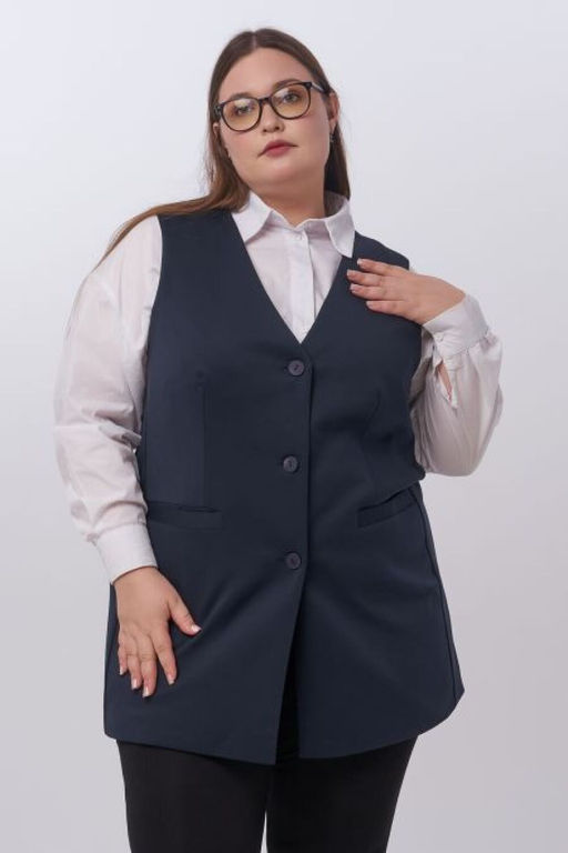 Жилет Luxury Moda 1227 темно-синий