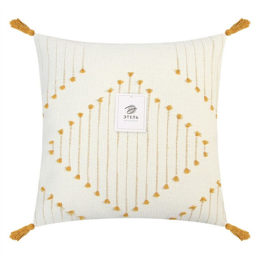 Наволочка декоративная Этель сканди 45*45 см, горчица  фото 5