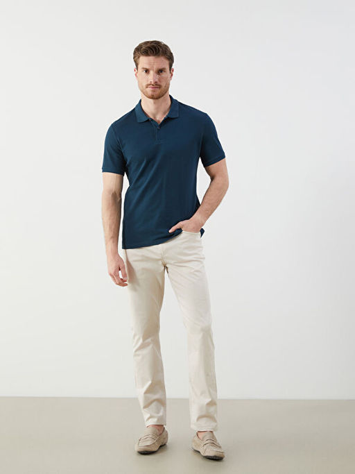 Polo Yaka K?sa Kollu Pike Erkek Ti??rt