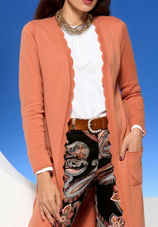 Кардиган, цвета папайи - Ashley brooke фото 5