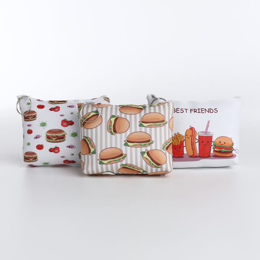 Кошелёк монетница детская на молнии, МИКС