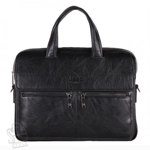 Портфель мужской 6639-3 black Jeep - S-style фото 3
