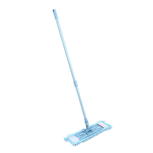 Швабра VETTA эконом с насадкой из микрофибры без подкл., телескоп, мет, 70-120 см, 444-368