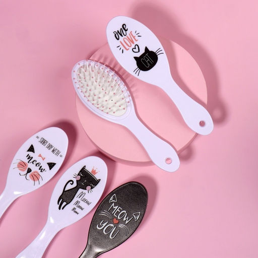 Расчёска массажная, 5.3×17(±1) см, МИКС