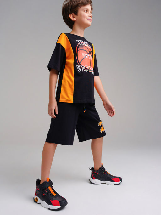 12511036 Комплект для мальчиков: фуфайка (футболка), шорты - Playtoday фото 3