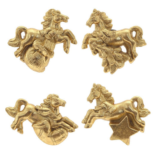 Магнит "Лошадка", L6,5 W1,5 H5 см, 4в.