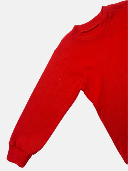 Пижама интерлок-пенье, арт.C-PJ023-ITp, красный однотонный - Мамин малыш фото 2