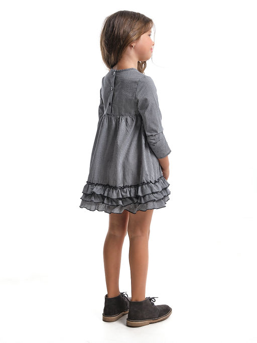 Платье в клетку UD 6270 черн.кл - Mini maxi фото 2