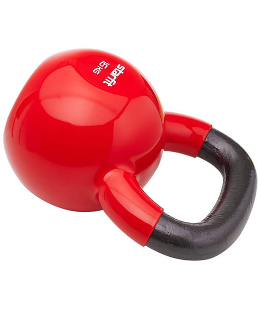 Гиря виниловая STARFIT DB-401 16 кг, красный. - Jogel фото 3