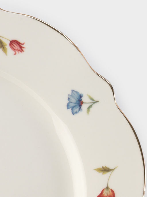 Тарелка WY Flowers song, d=20 см, фарфор, белая