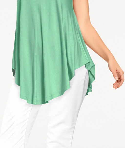 Блузка, зеленая - Linea tesini фото 6