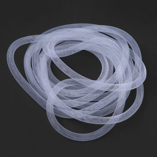Бижутерная сетка-рукав, 10мм, 5м, цвет белый - Queen fair фото 2