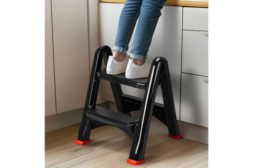 Стремянка складная 50*54*58 см черный (221307) - Elan gallery фото 3
