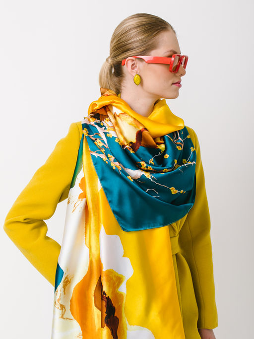 Большой мягкий очень нежный двусторонний палантин - Tantino фото 10