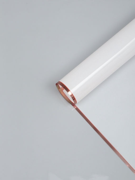 Цена за 20 шт. Плёнка для цветов «Кайма с тиснением», белая, 57×57±2 см