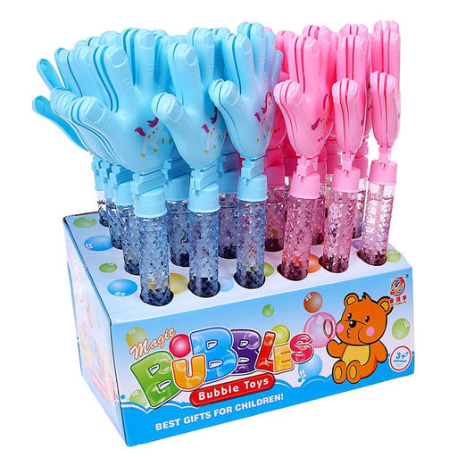 Цена за 24 шт. Мыльные пузыри - трещетка Единорог, МИКС - Simaland фото 2