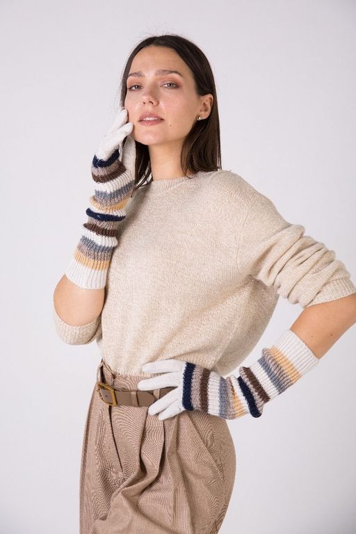 Перчатки из натуральной шерстью