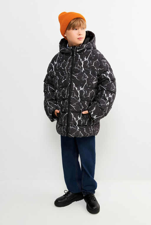 Куртка детская для мальчиков Orav черно-белый - Acoola фото 2