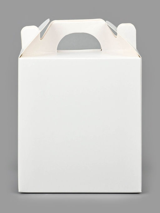 Цена за 5 шт. Упаковка для кондитерских изделий под 1 капкейк «Белая», 9×9×10 см