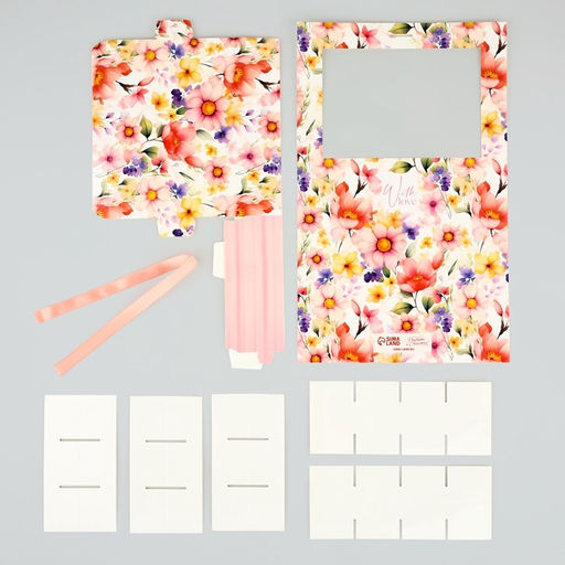 Цена за 5 шт. Коробка под 12 конфет с ячейками С любовью 18.5?13.5?3.5 см