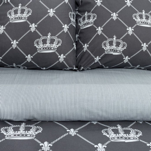 Постельное бельё Этель дуэт Crown 143х215 см - 2 шт, 240*220 см, 70х70 см -2 шт, бязь фото 4