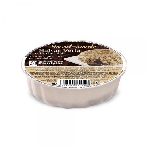 Халва кунжутная с шоколадом Kandylas, Греция, 100г  фото 3