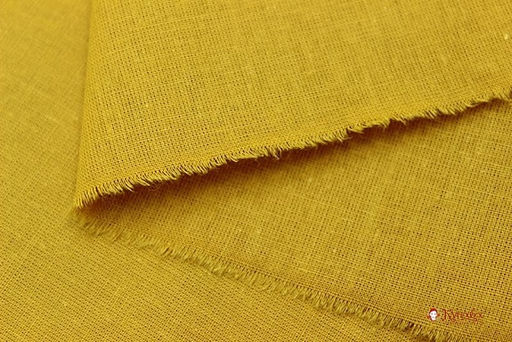 Поплин цв.Желто-горчичный, ш.2.2м, хлопок-100%, 110гр/м.кв - Купава фото 3
