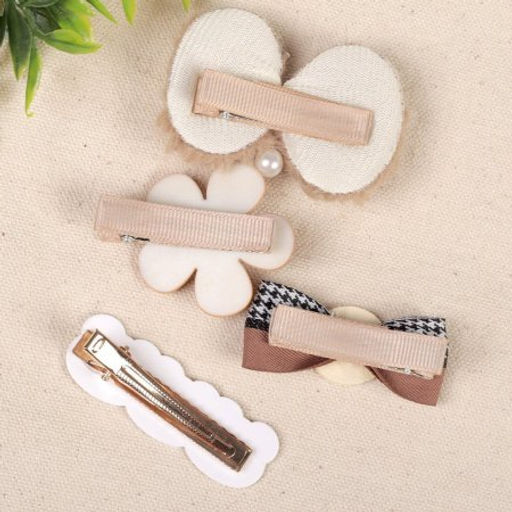 Заколка-зажим для волос набор 4 штуки / YIW-92 /уп 20/микс - Галеонтрейд фото 2