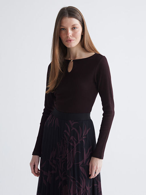 Bisiklet Yaka Kad?n Ti??rt