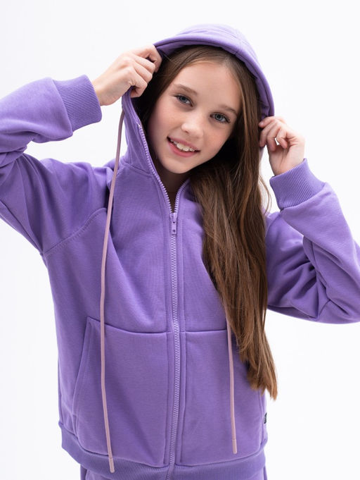 058 Детский утепленный костюм на молнии, милка