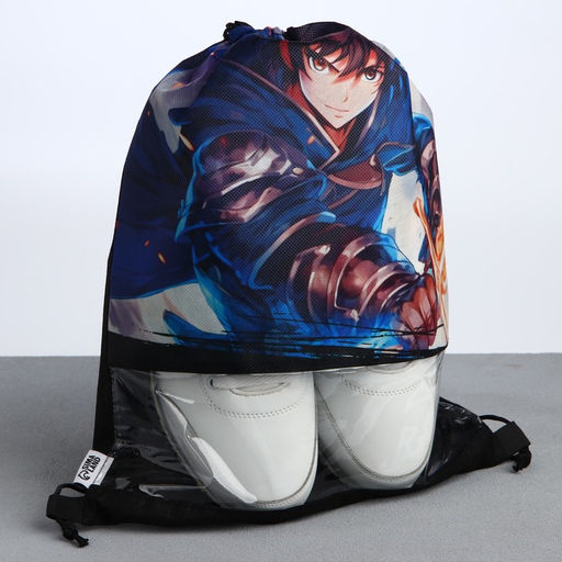 Сумка для обуви Аниме воин, с прозрачным окном - Artfox фото 2