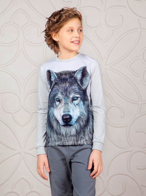 Пижама "Робби",серый